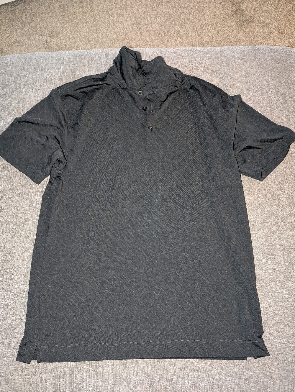 Nike Golf Men’s Black Polo with Swoosh Accent